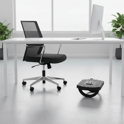 Ergonomic Under Desk Footrest Massage Rollers Leg Rest Pain Relief Non-slip Foot Stool Posture Correction As Christmas New Gift - gallery 2