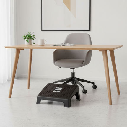 Ottoman Anti-tilting Erlang Legs Six-gear Adjustable Footstool Office Table Foot Pedal - gallery 2