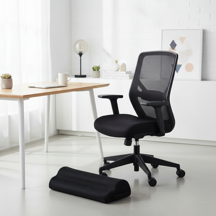 Feet Stool Chair Under Desk Footrest Foot Resting Stool with Massage Ergonomic Office Footrest Under Desk Height Adjustable - gallery 2