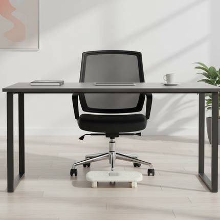 Foot Stool for Work Desk with 180 Degree Shake Design Massage Rollers Suitable for Working Gaming - gallery 2