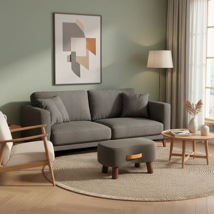 Potable Small Wood Chair Household Shoe Changing Stool Sofa Living Room Foot Rest Stool Tea Table Children Bathroom Footstool - gallery 2