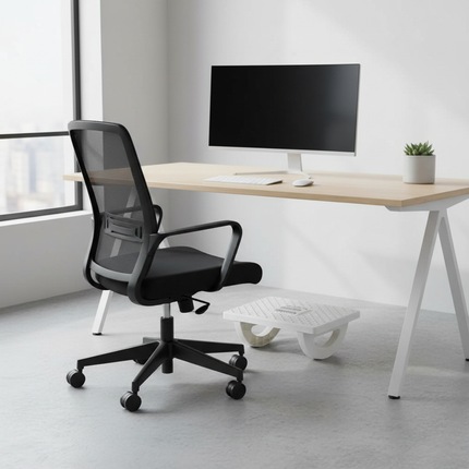 Portability Foot Rest Under Desk Footrest Ergonomic Foot Stool with Massage Rollers Foot Rest for Home Office Work Fast Ship - gallery 2