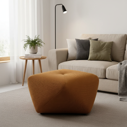 UVR  Living Room Tea Table Sofa Sitting Stool Solid Wood Octagonal Stool Doorway Checkroom Shoe Changing Household Low Stool - gallery 2