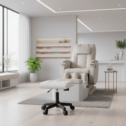 Nap Rest Foot Lift Footstool, Sofa Office Footstool Home Cushion Footstool - gallery 2