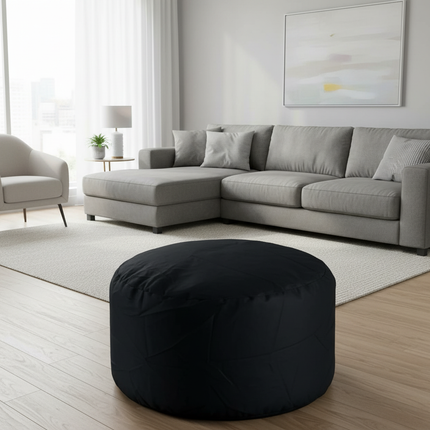 foot rest relaxing custom folding furniture wholesale round footstool makeup stools polyester sofa ottoman modern pouf chair - gallery 2