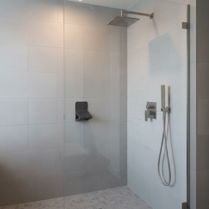 Non Perforated Bathroom Foot Pedal Non Slip ABS Shower Foot Rest Wall Mounted Rest Shaving Leg Step Aid - gallery 2