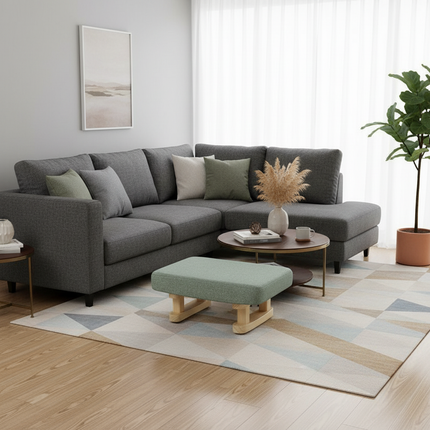 1Pc Creative Small Wood Stool Foot Rest Sofa Living Room Chair - gallery 2