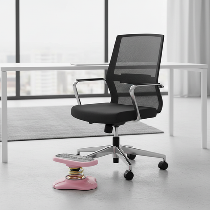 Multipurpose Spring Foot Stool Footstool 35° Adjustable Foot Support Holder Anti-Slip Foot Pedal Footrest For Office Toilet - gallery 2