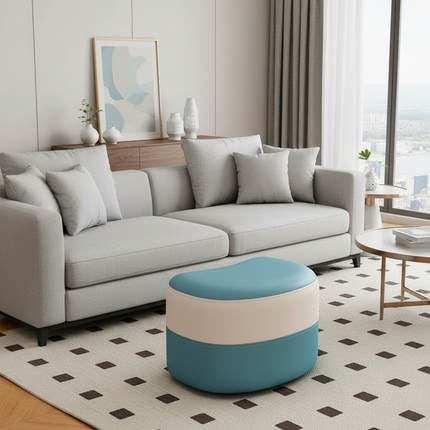 Small Household Footstool, Shoe Change, Living Room Sofa Foot Stool, Coffee Table Bench, Ottoman Storage - gallery 2