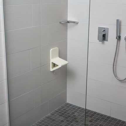 Bathroom Shower Foot Rest Triangular Stable Shower Step Bathroom Pedal Shaving Leg Assist Shower Footrest for Non-Slip Pedicure - gallery 2