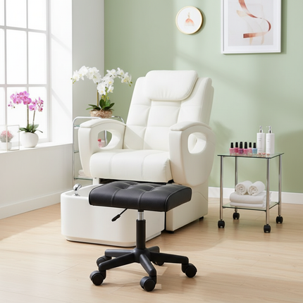 Nap Rest Foot Lift Footstool, Sofa Office Footstool Home Cushion Footstool - gallery 2