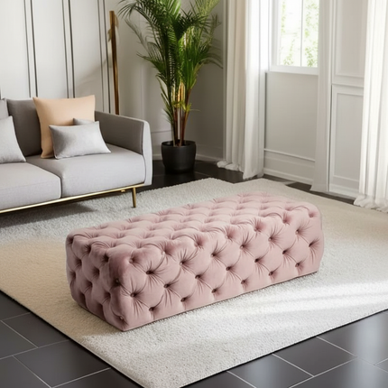 Nordic Multi-color Velvet Stools Living Room Furniture Resting Ottomans Home Entrance Bench Bedroom Bed End Shoe Changing Stool - gallery 2