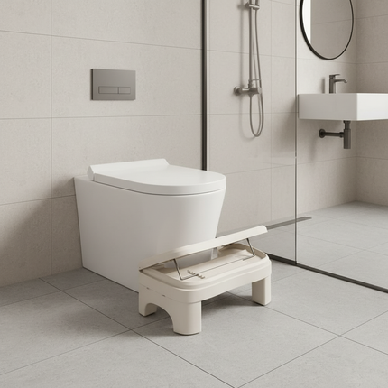 Nordic Household Thickened Toilet Squatting Pit Assistance Tool Toilet Footrest Stool Foot Stool Step Stools Ottoman - gallery 2