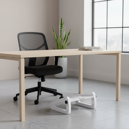 Foot Rest for Under Desk Adjustable Foot Rest Ergonomic Foot Stool Massage for Pressure Relief Portable Footstool Leg Rest Desk - gallery 2