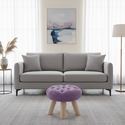 Flower Stool, Footstool, Shoe Changing Stool, Sofa, Coffee Table, Low Stool, Small Round Stool, Living Room, Bedroom - gallery 2