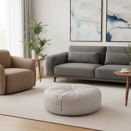 Cushion futon tatami floor footstool bay window cushion padded cushion cushion pillow small bench square round low stool - gallery 2