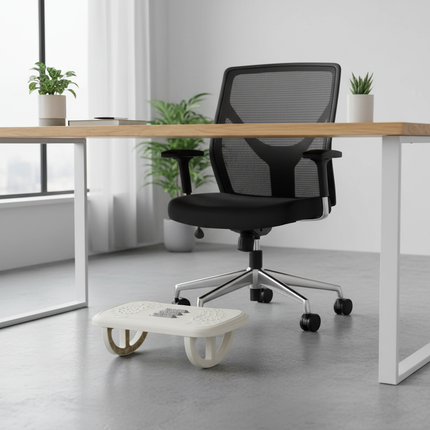 Rocking Footrest for under Desk Ergonomic Desk Leg Rest Rocker Balance Board Comfortable Foot Stool for Desk Home Office - gallery 2