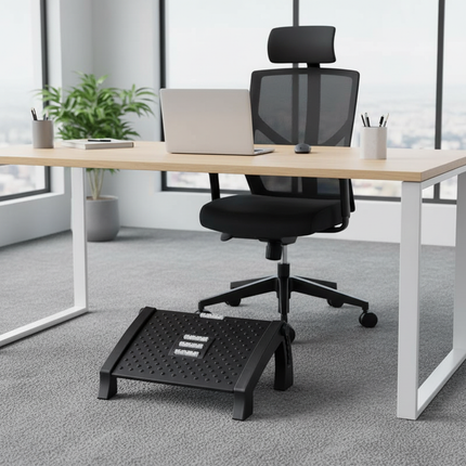 Ottoman Anti-tilting Erlang Legs Six-gear Adjustable Footstool Office Table Foot Pedal - gallery 2
