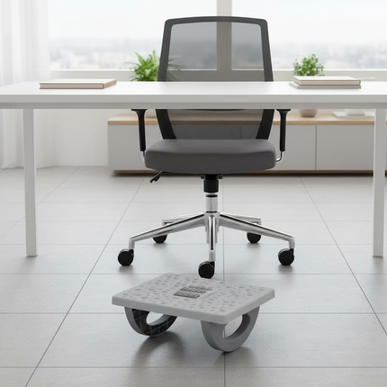 Portability Foot Rest Under Desk Footrest Ergonomic Foot Stool With Massage Rollers Foot Rest For Home Office Work - gallery 2