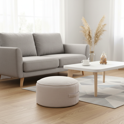 Tea Ceremony Floor Poufs With Fillings Cotton Linen Tatami Footstool Ottoman Thicken Meditation Cushion Yoga Round Cushion Futon - gallery 2