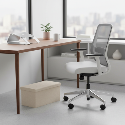 1PC Upholstered Ottoman Foldable Stool Chest Bench Lid Seat Chest Footstool Storage for Bedroom Bed End Sofa Household Home Door - gallery 2