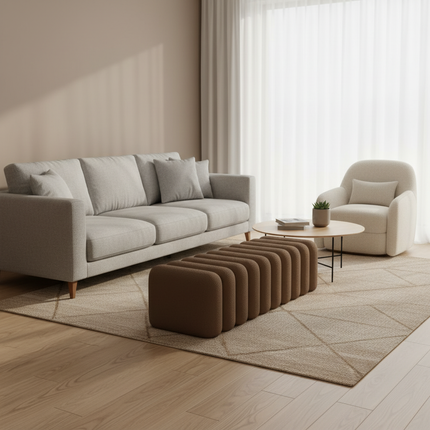 UVR Shoe Changing Bench Light Luxury Doorway Entrance Chair Living Room Sofa To Footrest Chair Bedroom Bed End Bench Furniture - gallery 2