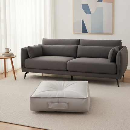 Cushion futon tatami floor footstool bay window cushion padded cushion cushion pillow small bench square round low stool - gallery 2