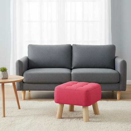 Solid Low Stool For Kids Foot Stool Durable Round Nesting Stools Comfortable And Soft Toddlers Playroom And Daycare House hold - gallery 2