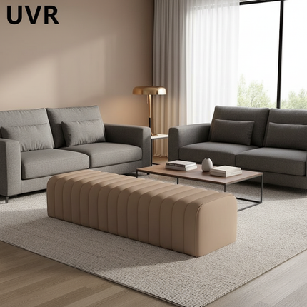 UVR Light Luxury Shoeshine Bench Modern Simple Doorway Entrance Chair Bedroom Bedside Bench Living Room Sofa Footrest Chair - gallery 2