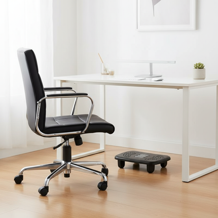 Portability Foot Rest Under Desk Footrest Ergonomic Foot Stool with Massage Rollers Foot Rest for Home Office Work Fast Ship - gallery 2