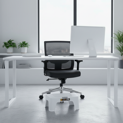 Ottoman Anti-tilting Erlang Legs Six-gear Adjustable Footstool Office Table Foot Pedal - gallery 2