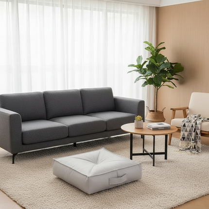 Cushion futon tatami floor footstool bay window cushion padded cushion cushion pillow small bench square round low stool - gallery 2