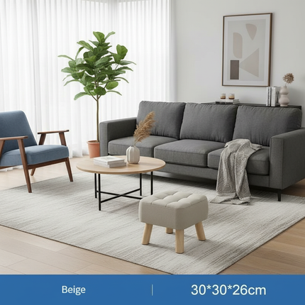 Solid Low Stool For Kids Foot Stool Durable Round Nesting Stools Comfortable And Soft Toddlers Playroom And Daycare House hold - gallery 2