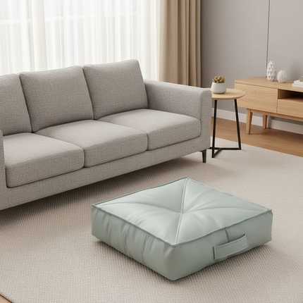 Cushion futon tatami floor footstool bay window cushion padded cushion cushion pillow small bench square round low stool - gallery 2