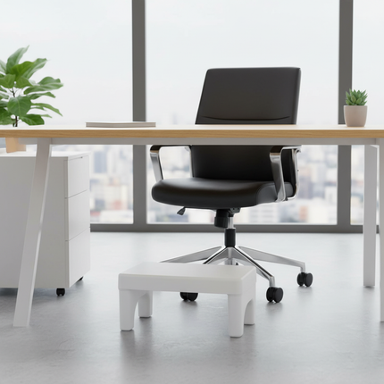 Toilet Stool Ottoman Folding Adults White Marble Poop Potty Training Step for Bathroom Short Child - gallery 2