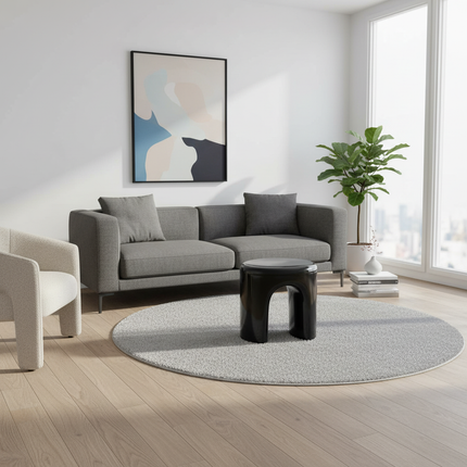 Nordic Simple Round Stool Creative Side Table Stool for Home Living Room Designer Low Stool Popular Small-sized Apartment - gallery 2