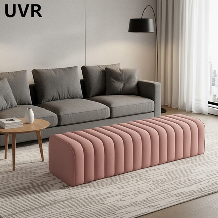 UVR Light Luxury Shoeshine Bench Modern Simple Doorway Entrance Chair Bedroom Bedside Bench Living Room Sofa Footrest Chair - gallery 2
