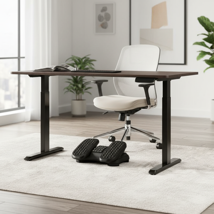 Ergonomic Foot Rest for Office Desk Anti-Slip Foot Stool with Adjustable Height Under Desk Leg Rest for Varicose Vein Prevention - gallery 2