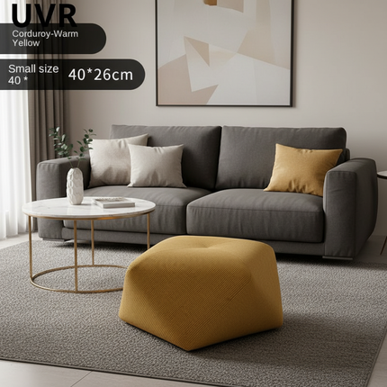 UVR  Living Room Tea Table Sofa Sitting Stool Solid Wood Octagonal Stool Doorway Checkroom Shoe Changing Household Low Stool - gallery 2