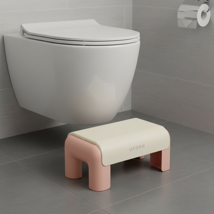 Ergonomic Shoe Changing Stool Waterproof Anti-Slip Toilet Footstool Multi-Function Universal Bathroom Foot Stool Wear Shoes - gallery 2