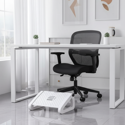 Under Desk Footrest with Massage Rollers Ergonomic Foot Stool for Home Office Pain Relief and Comfort - gallery 2