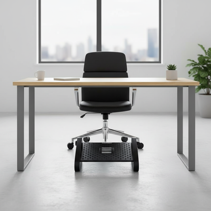 Ottoman Anti-tilting Erlang Legs Six-gear Adjustable Footstool Office Table Foot Pedal - gallery 2