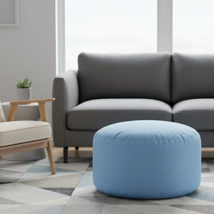 foot rest relaxing custom folding furniture wholesale round footstool makeup stools polyester sofa ottoman modern pouf chair - gallery 2