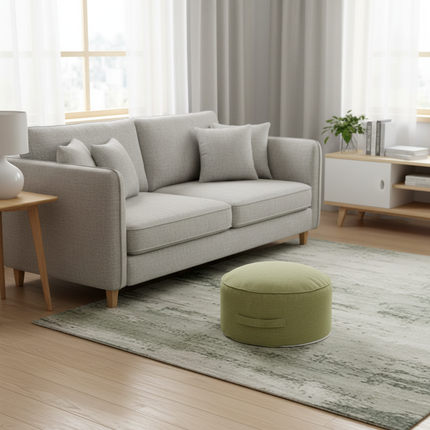 Tea Ceremony Floor Poufs With Fillings Cotton Linen Tatami Footstool Ottoman Thicken Meditation Cushion Yoga Round Cushion Futon - gallery 2