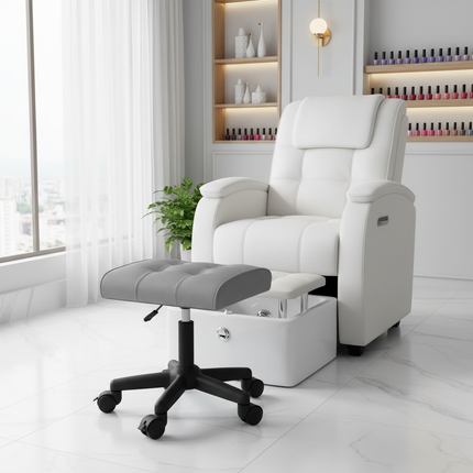 Nap Rest Foot Lift Footstool, Sofa Office Footstool Home Cushion Footstool - gallery 2