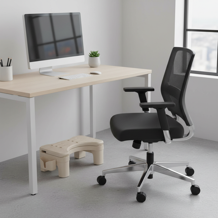 Foot Rest for Under Desk Adjustable Comfortable Foot Stool Portable Offices Footrests with Massage for Birthday Christmas party - gallery 2